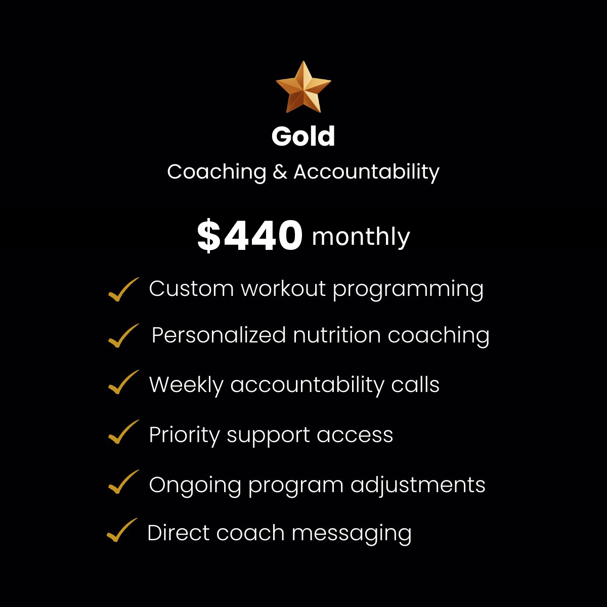 Gold Coaching & Accountability