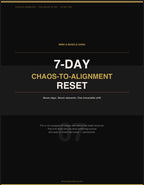 7-Day Spiritual Reset Guide • Emotional Alchemy Planner (PDF)