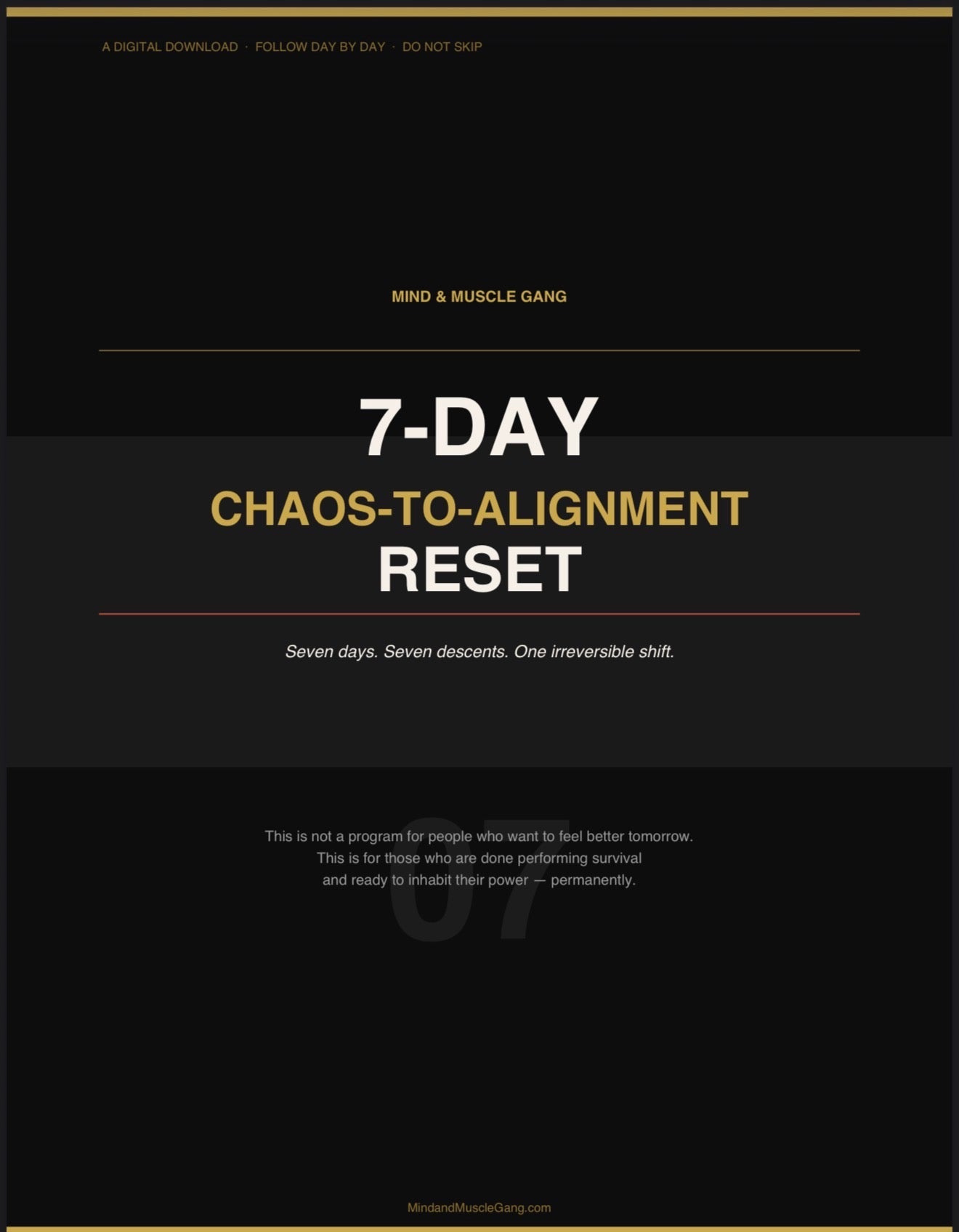 7-Day Spiritual Reset Guide • Emotional Alchemy Planner (PDF)